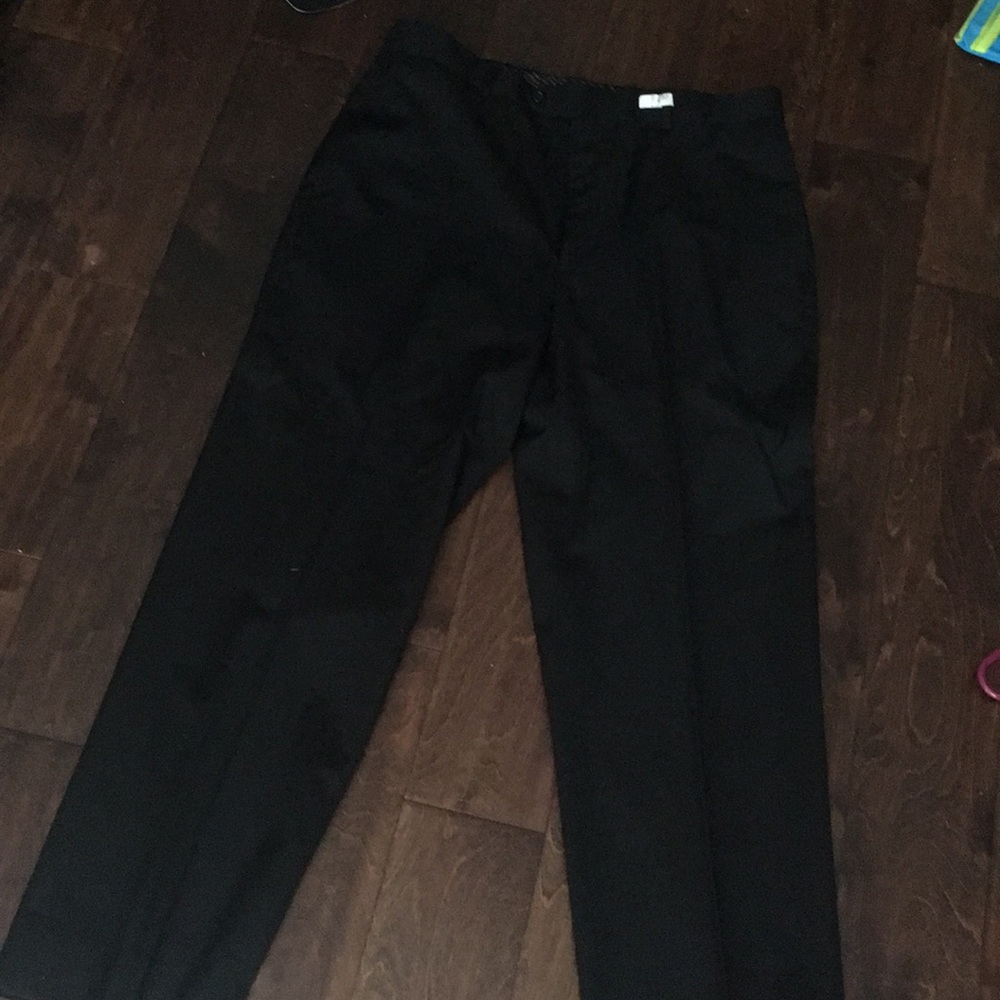 Men’s black suit pants